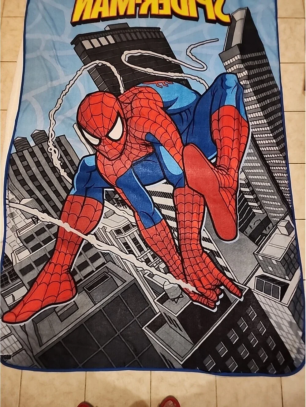 Marvel Spiderman Twin Size Blanket 59